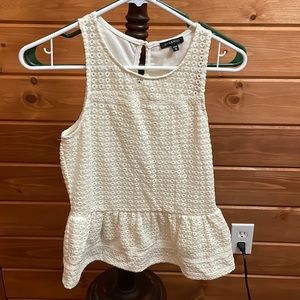 Peplum tank top